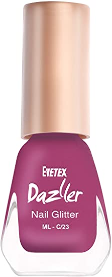 Eyetex Dazller Nail Glitter Slate-Dbk1 12 ML - Zora Cosmetic