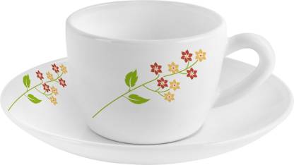 Sonaki Bone China Coffee/Tea Cup & Saucer (Set of 6pcs Cup & 6pcs Sauc –  GOOD HOMES